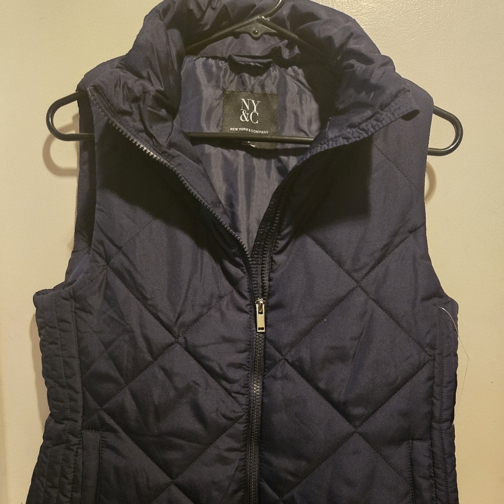 Quilted Puffy Vest by NY & Company